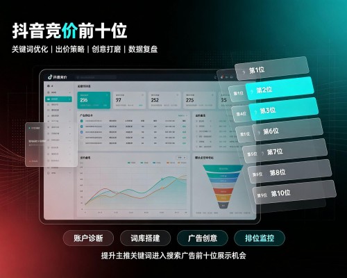 且末抖音搜索竞价